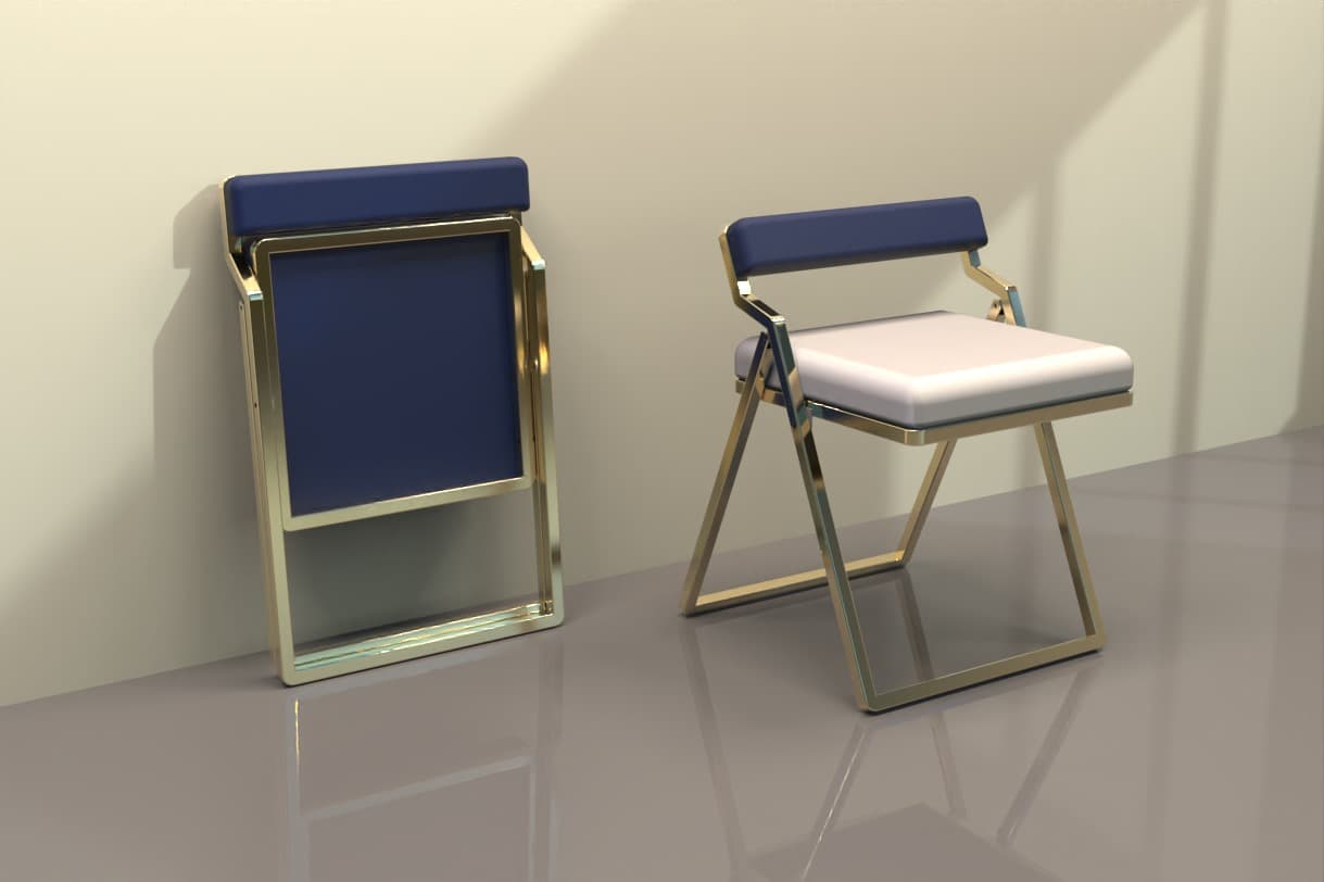 Luxe Chair — Navy