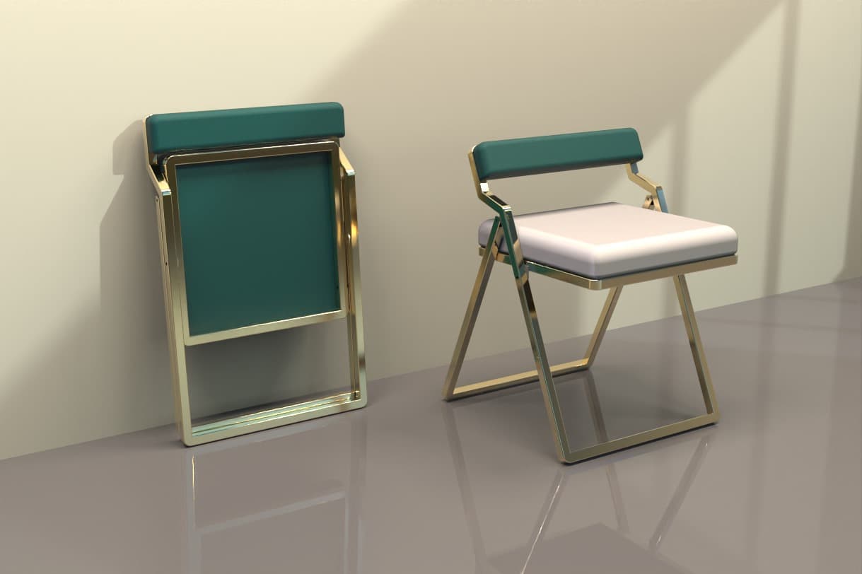 Luxe Chair — Teal